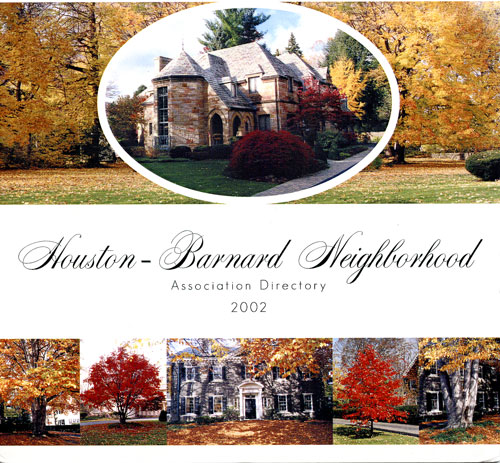 Houston Barnard neighborhood directory, 2002 cover image