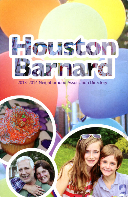Houston Barnard neighborhood directory, 2013 cover image