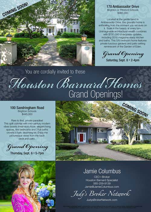 Houston Barnard Grand Opening brochure cover image
