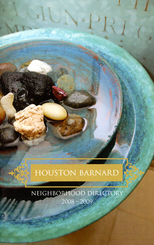 Houston Barnard neighborhood directory, 2008-2009 cover image 