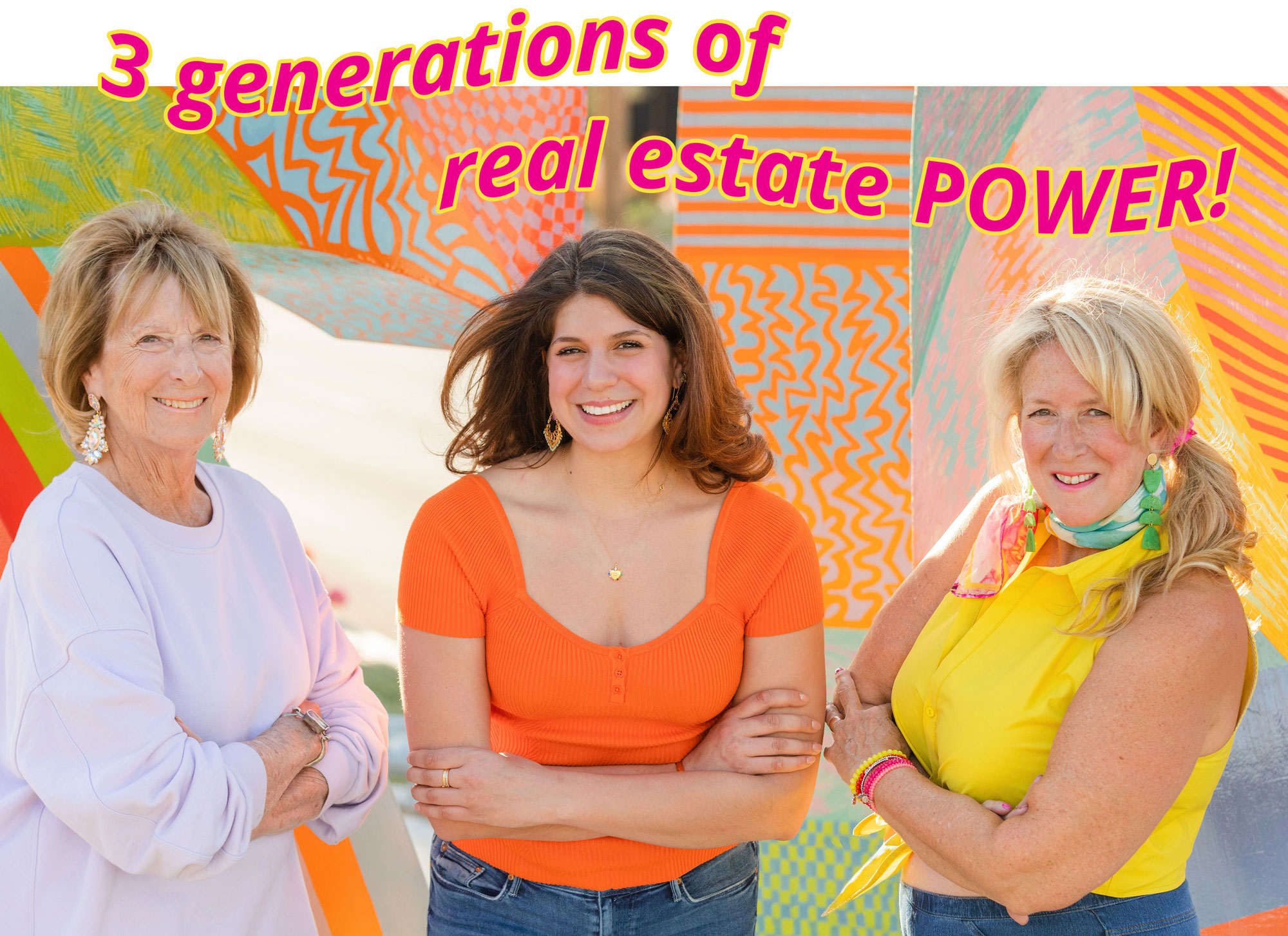photo of Judy Columbus, Lily Cole Glaser, Jamie Columbus,- 3 generations in Judy's Broker Network - 3 generations of selling power!