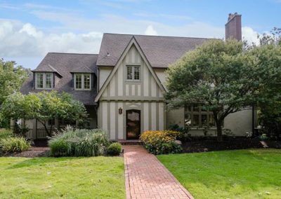 photo of 1924 Tudor with Exterior Makeover in Houston Barnard Subdivision