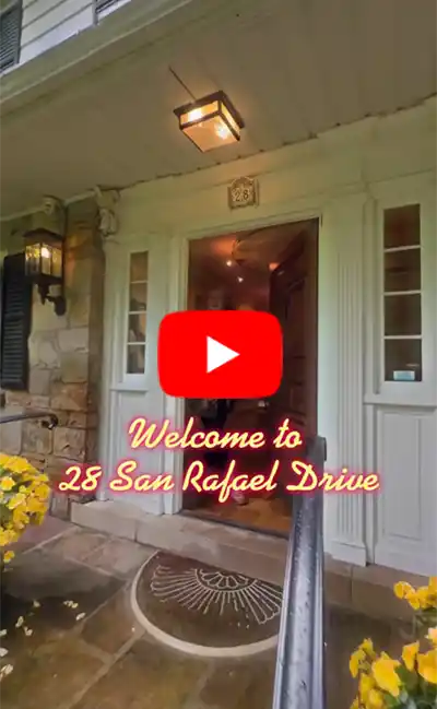Still frame link to 28 San Rafael Drive video on You Tube channel